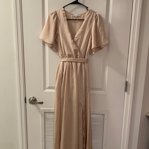 Baltic Born Champagne Gown - Picture 6 of 9